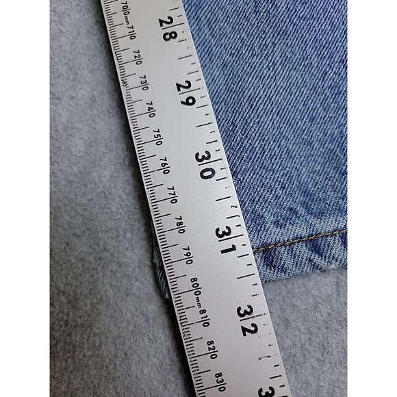 Vintage Levis 550 Jeans Mens 38 36x31 Baggy Taper High Distressed USA Workwear - Picture 3 of 16